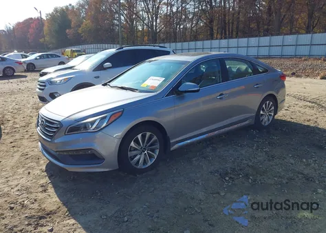 2016 Hyundai Sonata Sport из США, поврежденный, VIN 5NPE34AF6GH346655
